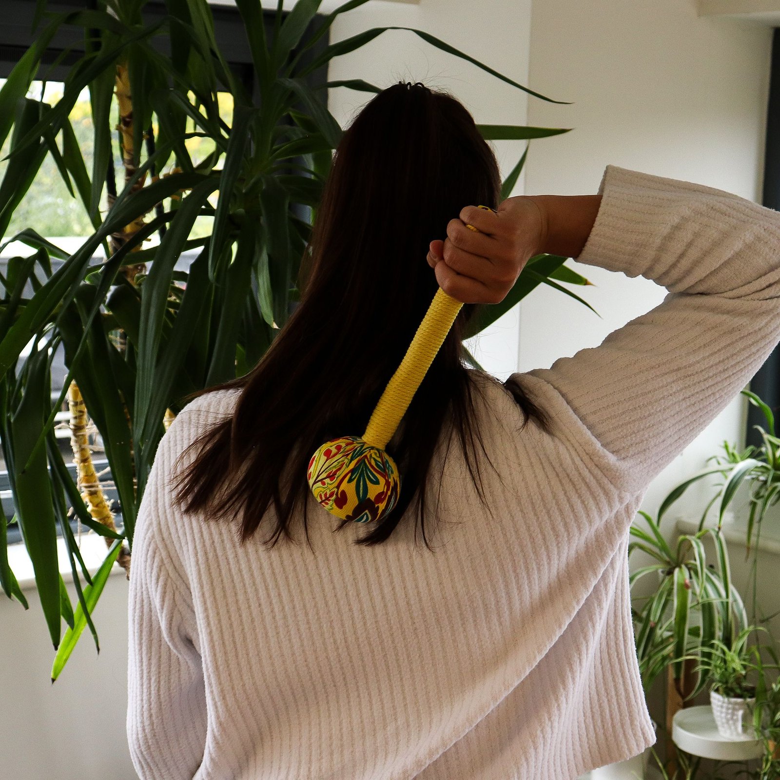 energising wormwood herbal massage hammer yellow Energising Wormwood Herbal Massage Hammer Yellow