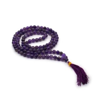 Calming Spiritual Meditation Mala Amethyst