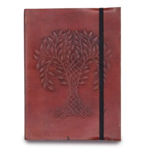 Grounded Wisdom Leather Notebook Tree of Life Small