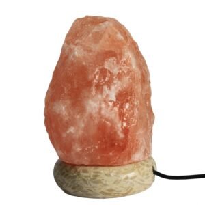 Calming USB Desk Lamp Himalayan Salt White
