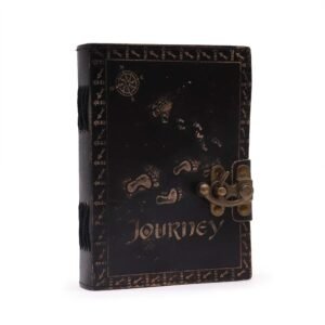 Adventure Journey Leather Journal Dark Tan