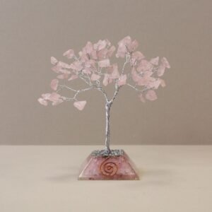 Heart Harmony Gemstone Tree Rose Quartz