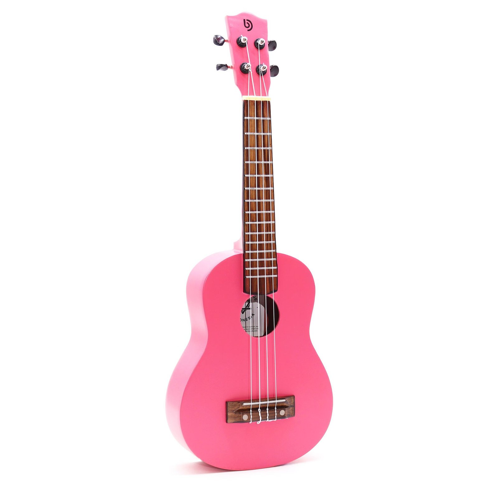 playful bright pink acoustic ukulele Playful Bright Pink Acoustic Ukulele