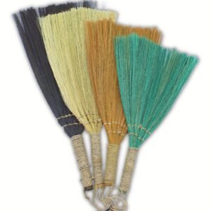 Eclectic Pampas Fan Broom Mixed Colours Set