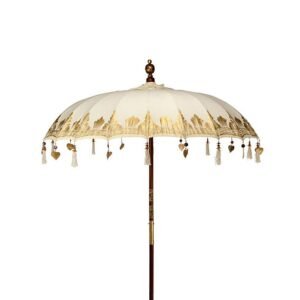 Serene Bali Garden Parasol Natural Canvas 2m