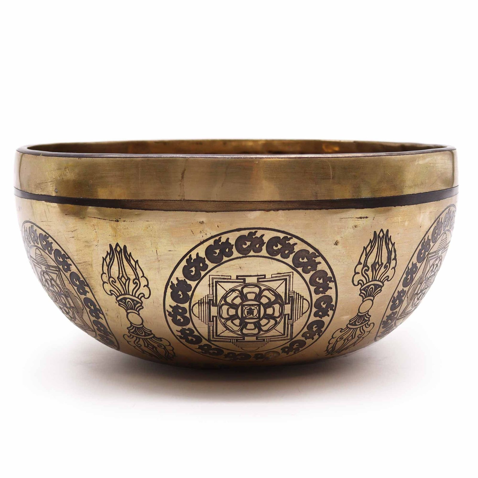inner wisdom singing bowl five buddhas design Inner Wisdom Singing Bowl Five Buddhas Design
