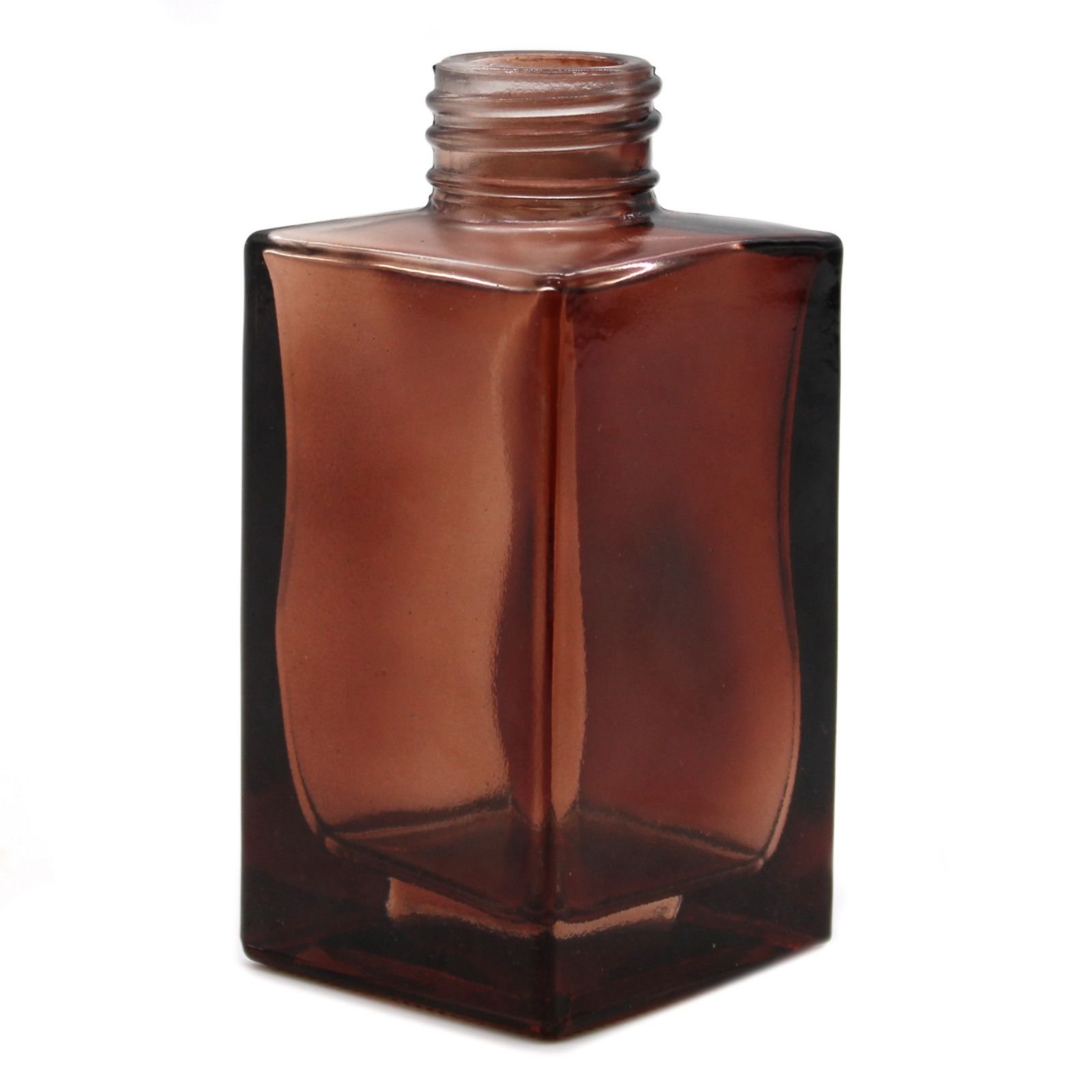 refined square reed diffuser bottle amber glass Refined Square Reed Diffuser Bottle Amber Glass - Image 4