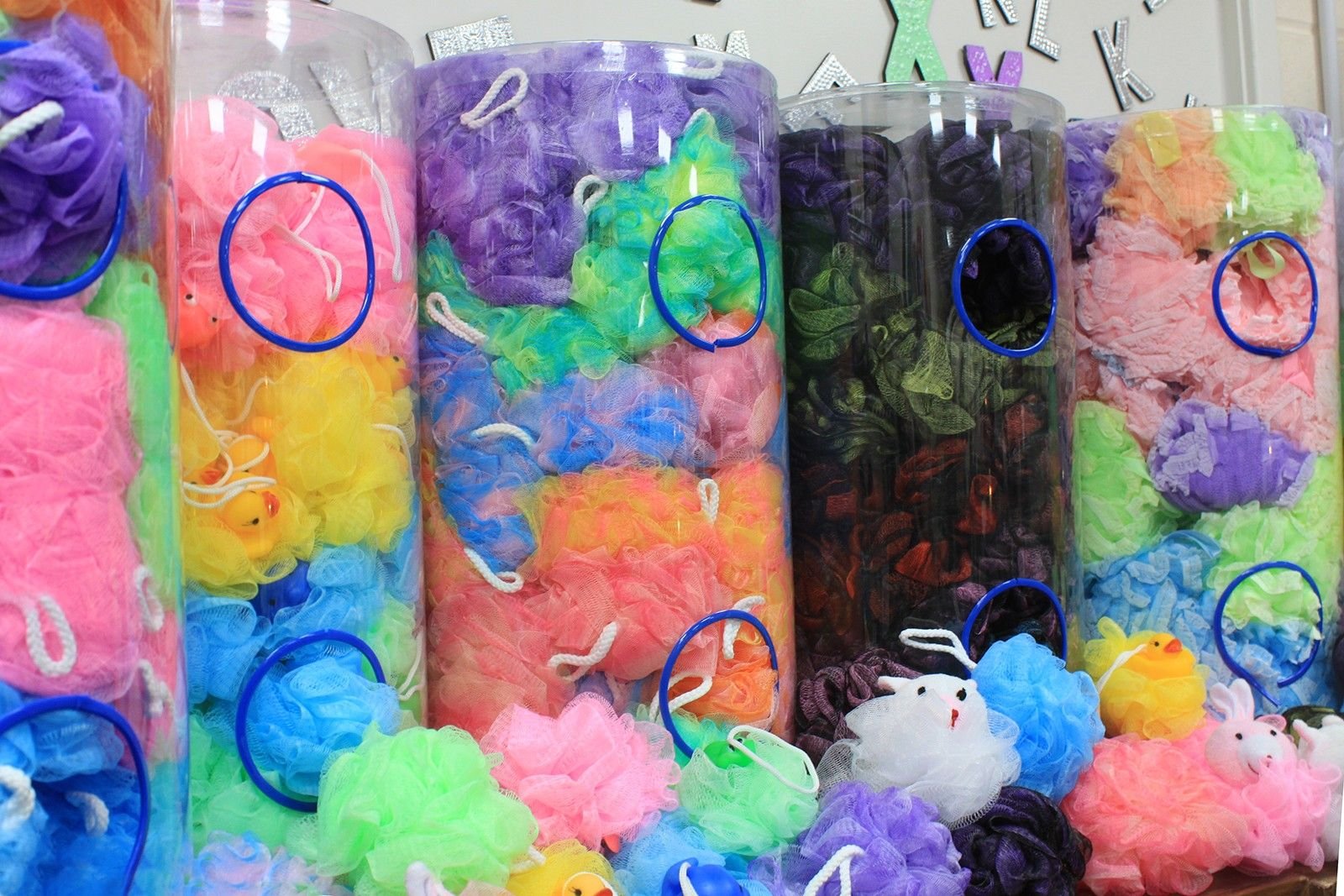 silky radiance bath scrunchie set mesh Silky Radiance Bath Scrunchie Set Mesh - Image 13