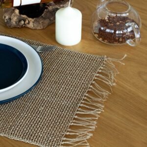 Cozy Fringe Placemat Natural Seagrass