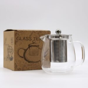 Everyday Serenity Contemporary Glass Infuser Teapot
