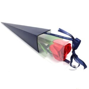 Romantic Bath Soap Flower Single Red Rose