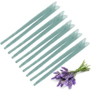 Calming Lavender Scented Ear Candles Pair
