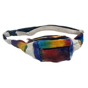 Hands-Free Travel Bum Bag Hemp Tie-Dye