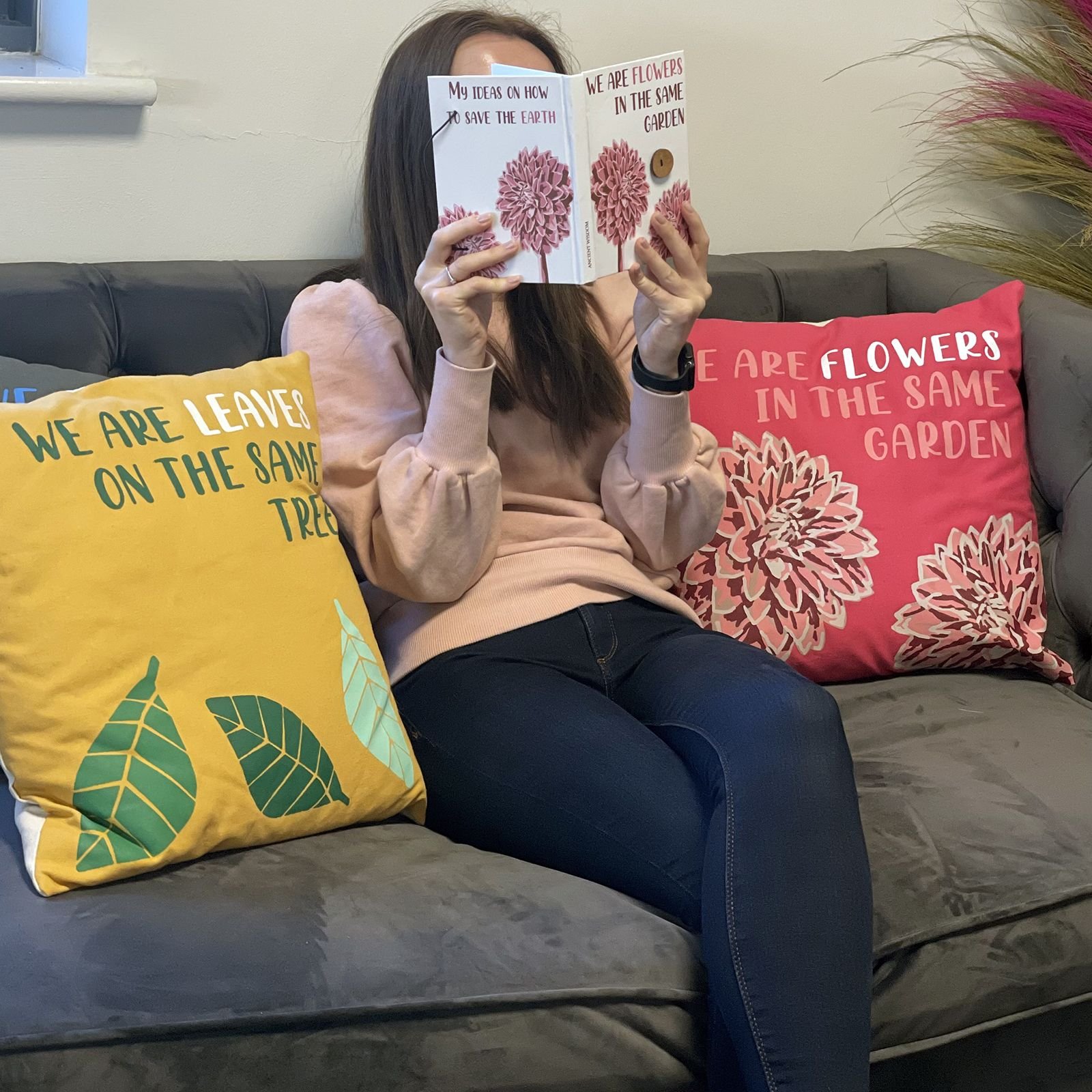 unity quote cotton cushion cover waves grey Unity Quote Cotton Cushion Cover Waves Grey - Image 11