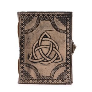 Sacred Harmony Triquetra Leather Esoteric Notebook