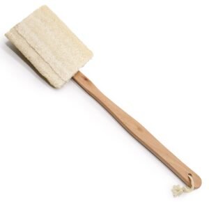 Gentle Loofah Long Handle Exfoliating Brush