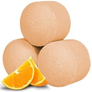 Energising Citrus Bath Fizz Tablets Fresh Orange