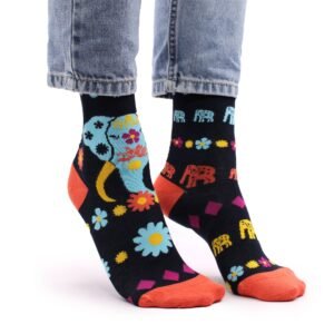 Grounding Comfort Bamboo Socks Lucky Elephant