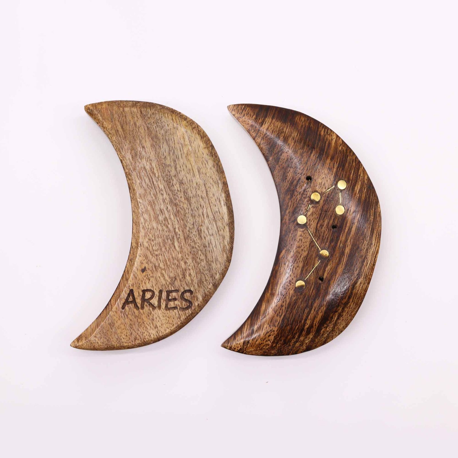 celestial moon zodiac brass incense burner set Celestial Moon Zodiac Brass Incense Burner Set - Image 12