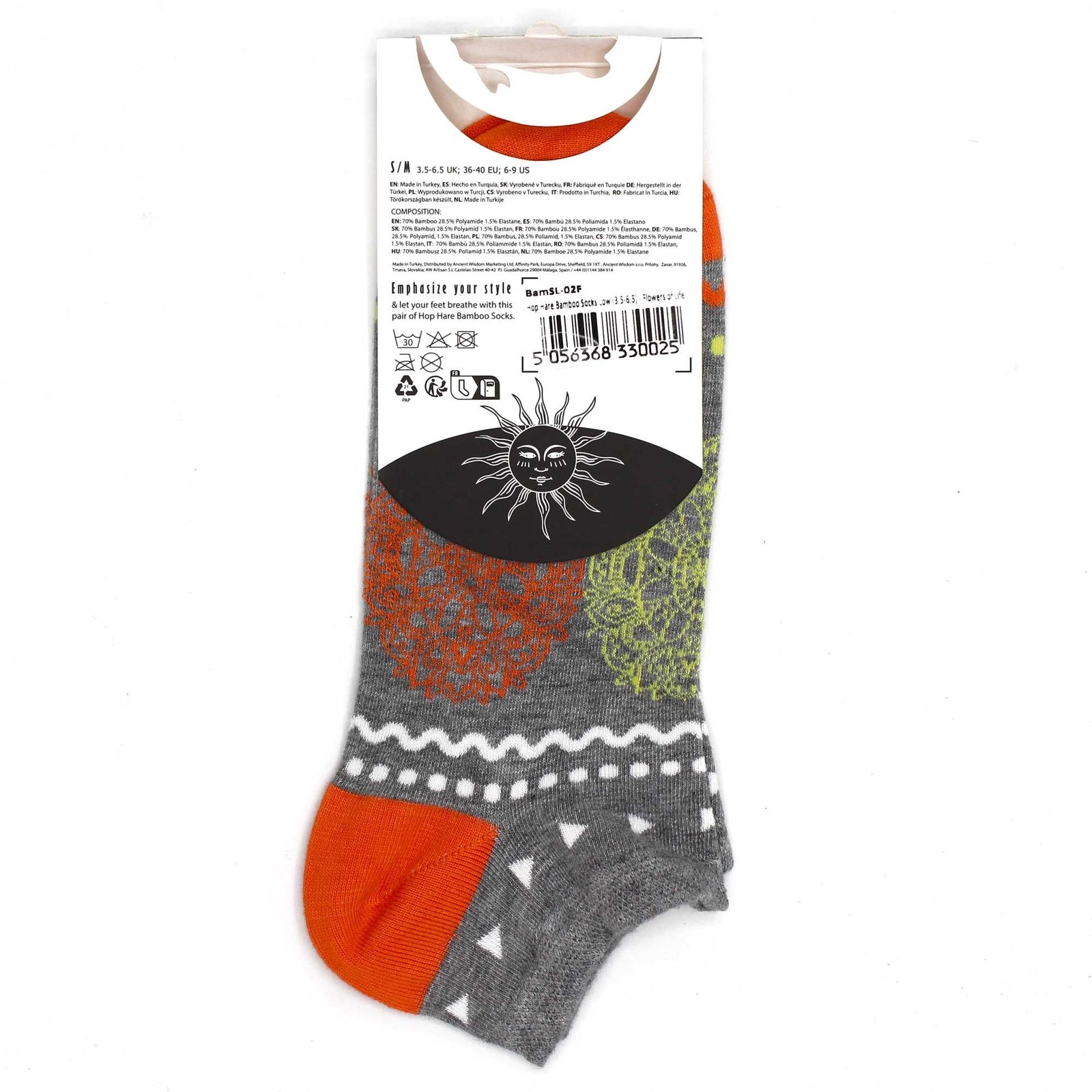 sacred geometry low bamboo socks flower life Sacred Geometry Low Bamboo Socks Flower Life - Image 3