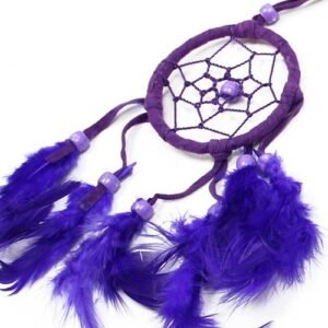 Calming Dreams Round Dreamcatcher Pastel Suede