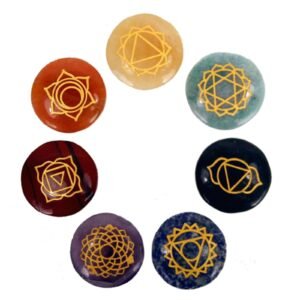Pocket Balance Chakra Stone Set Rounded