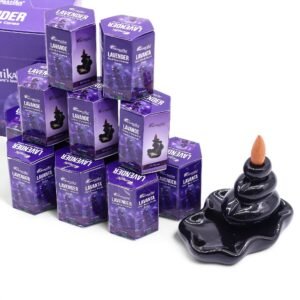 Relaxing Backflow Incense Cones Lavender