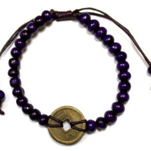 Intuition and Calm Feng Shui Purple Bracelet