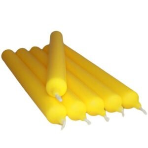 Sunlit Uplift Taper Candle Citrus Yellow