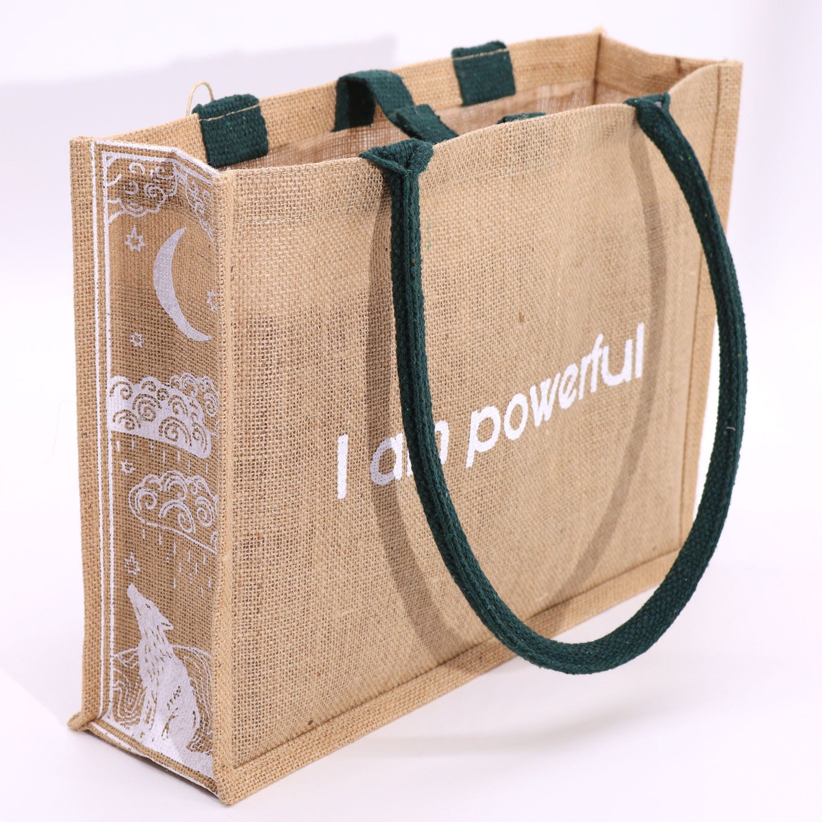 empowered presence jute shopper bag powerful Empowered Presence Jute Shopper Bag Powerful - Image 4