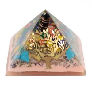 Grounding Orgonite Pyramid with Earth Tree