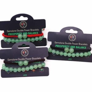 Prosperity Harmony Double Power Bracelet Jade