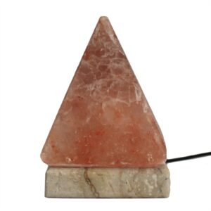 Clarity USB Pyramid Lamp Himalayan Salt White