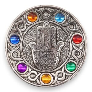 Chakra Harmony Hamsa Incense Holder