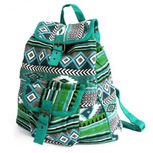 Boho Journey Jacquard Backpack Teal
