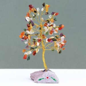 Radiant Harmony Gemstone Tree Mixed Crystals