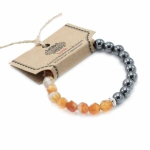 Vitality Igniting Faceted Bracelet Carnelian