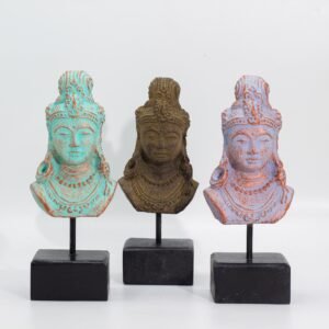 Prosperity Java Princess Statue Green Copper