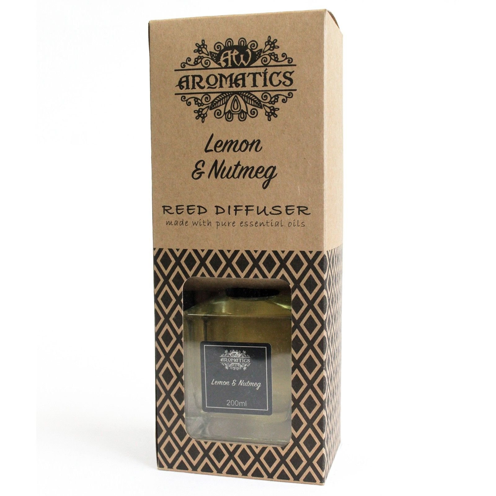 uplifting warmth reed diffuser lemon nutmeg Uplifting Warmth Reed Diffuser Lemon Nutmeg - Image 3