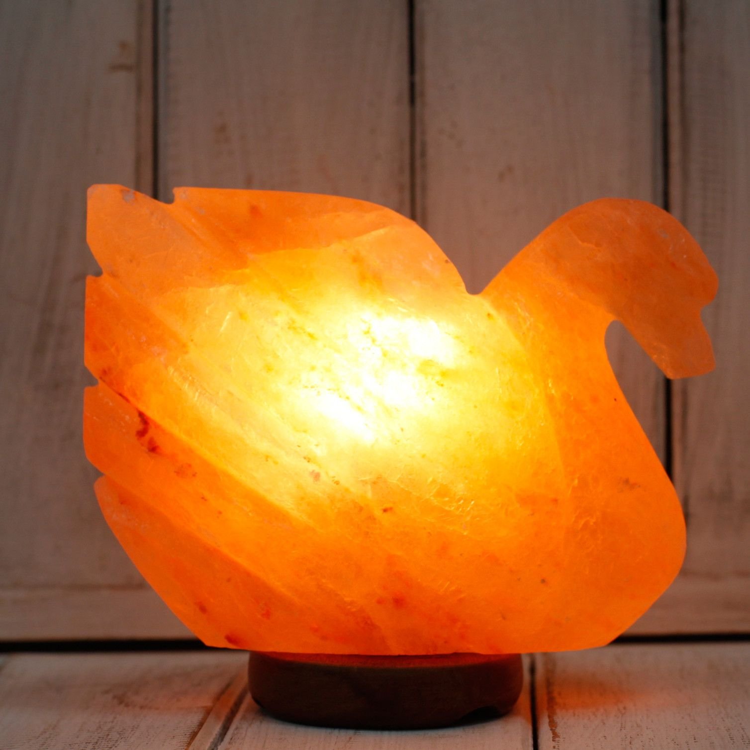 graceful glow swan himalayan salt lamp Graceful Glow Swan Himalayan Salt Lamp - Image 4