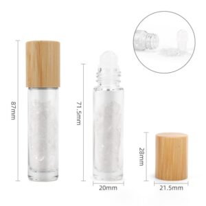 Purity Essential Oil Roller Bottle Clear Quartz
