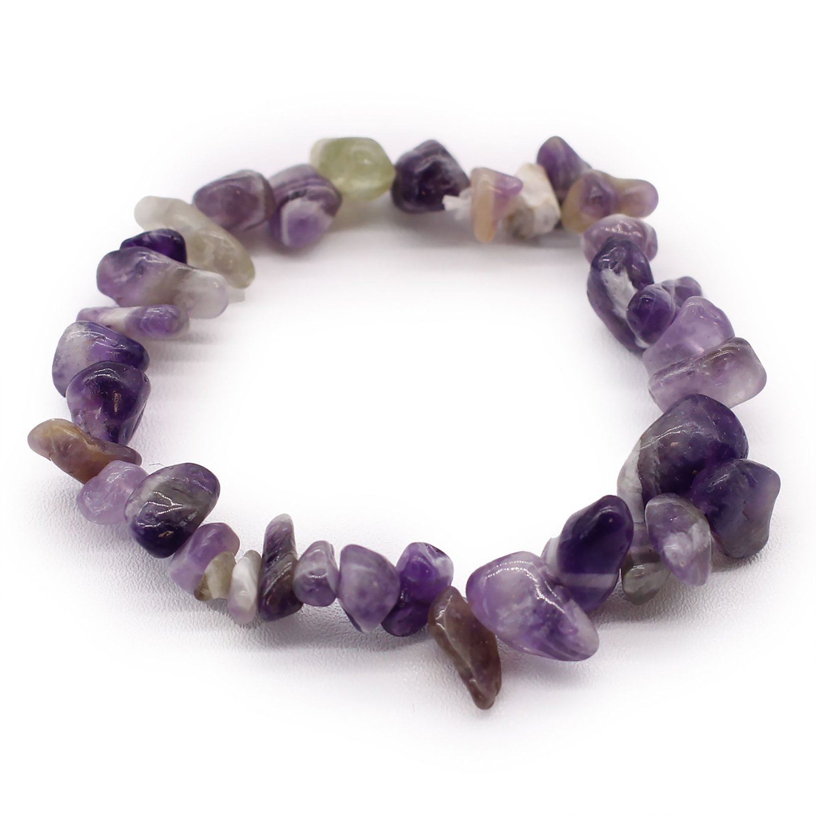 calming energy chipstone bracelet amethyst Calming Energy Chipstone Bracelet Amethyst