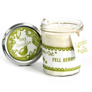 Bright Soy Jar Candle Fell Forest Berry