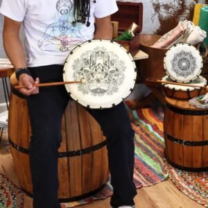 Protective Hamsa Shamanic Frame Drum 30cm