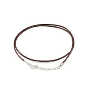 Natural Style Pendant Cord Dark Brown Cotton