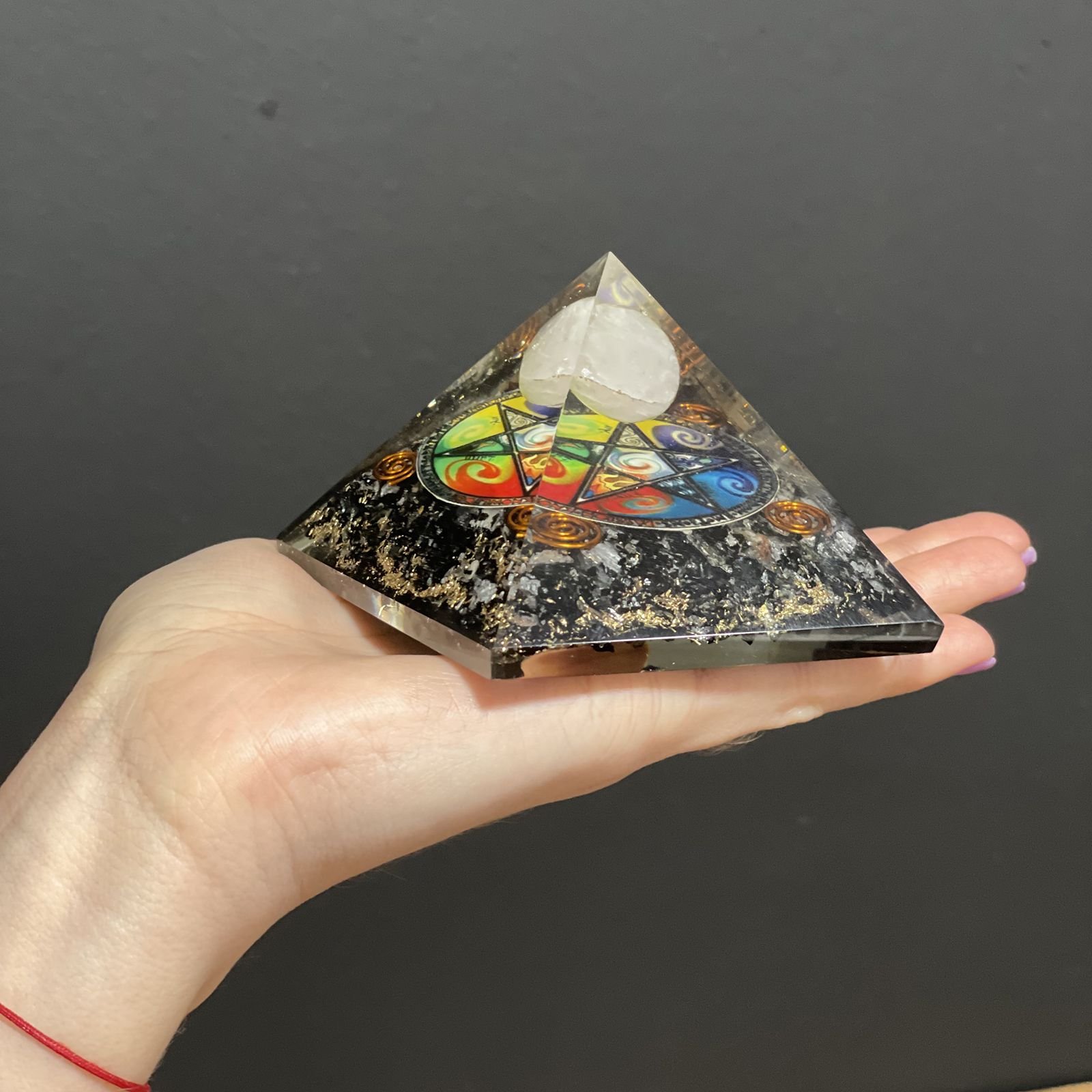 sleep serenity orgonite pentagon midnight pyramid Sleep Serenity Orgonite Pentagon Midnight Pyramid - Image 3
