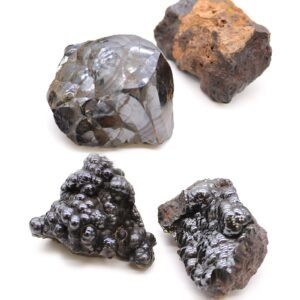 Grounding Confidence Natural Raw Hematite Stones