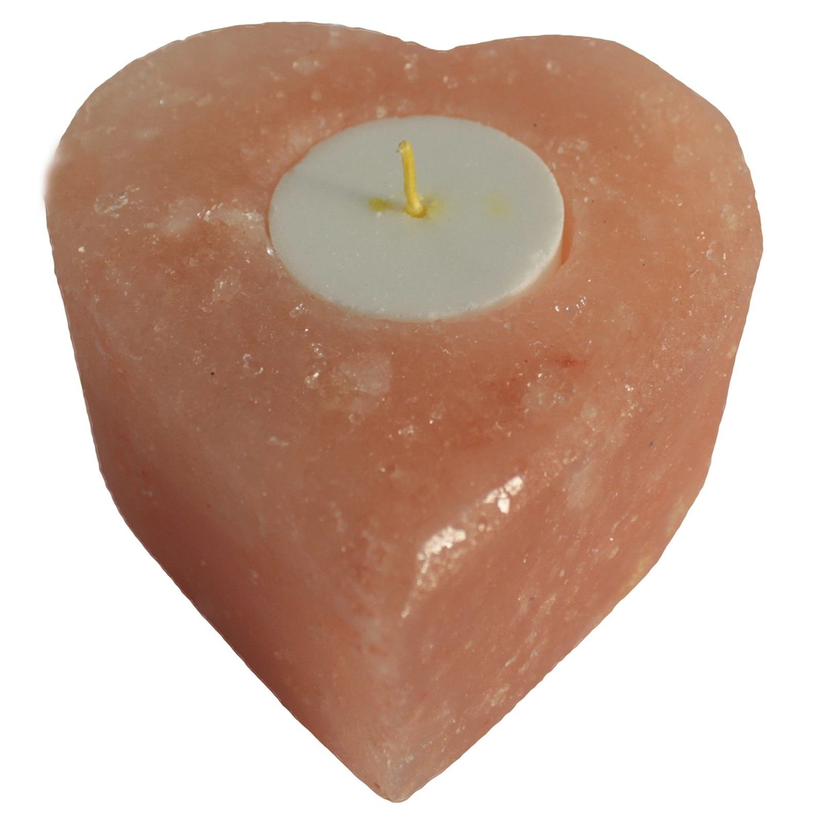 heartfelt glow himalayan salt candle holder Heartfelt Glow Himalayan Salt Candle Holder - Image 2