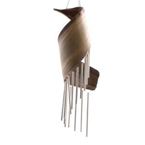 Tranquil Breeze Coconut Leaf Wind Chimes Natural
