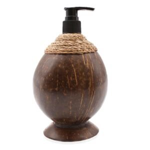 Minimalist Bathroom Soap Dispenser Natural Coconut